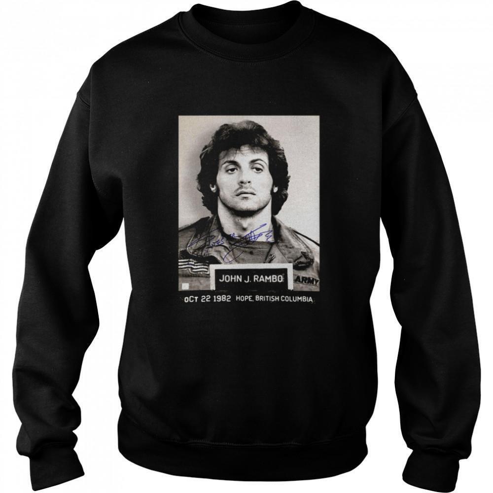 John Rambo Mugshot Signature Sweatshirt